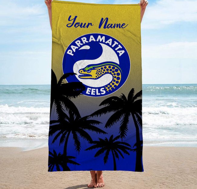 Parramatta Eels Personalized Pool Travel Beach  Towels