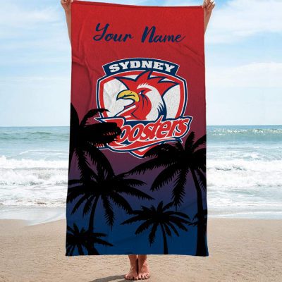 Sydney Roosters Personalized Pool Travel Beach  Towels Sydney Roosters Personalized Pool Travel Beach  Towels