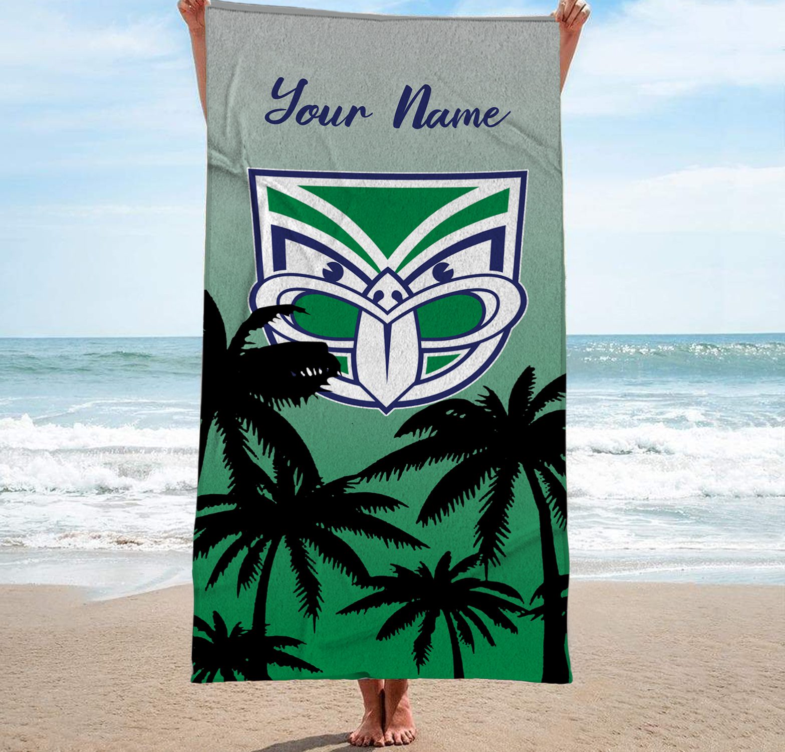 New Zealand Warriors Personalized Pool Travel Beach  Towels New Zealand Warriors Personalized Pool Travel Beach  Towels