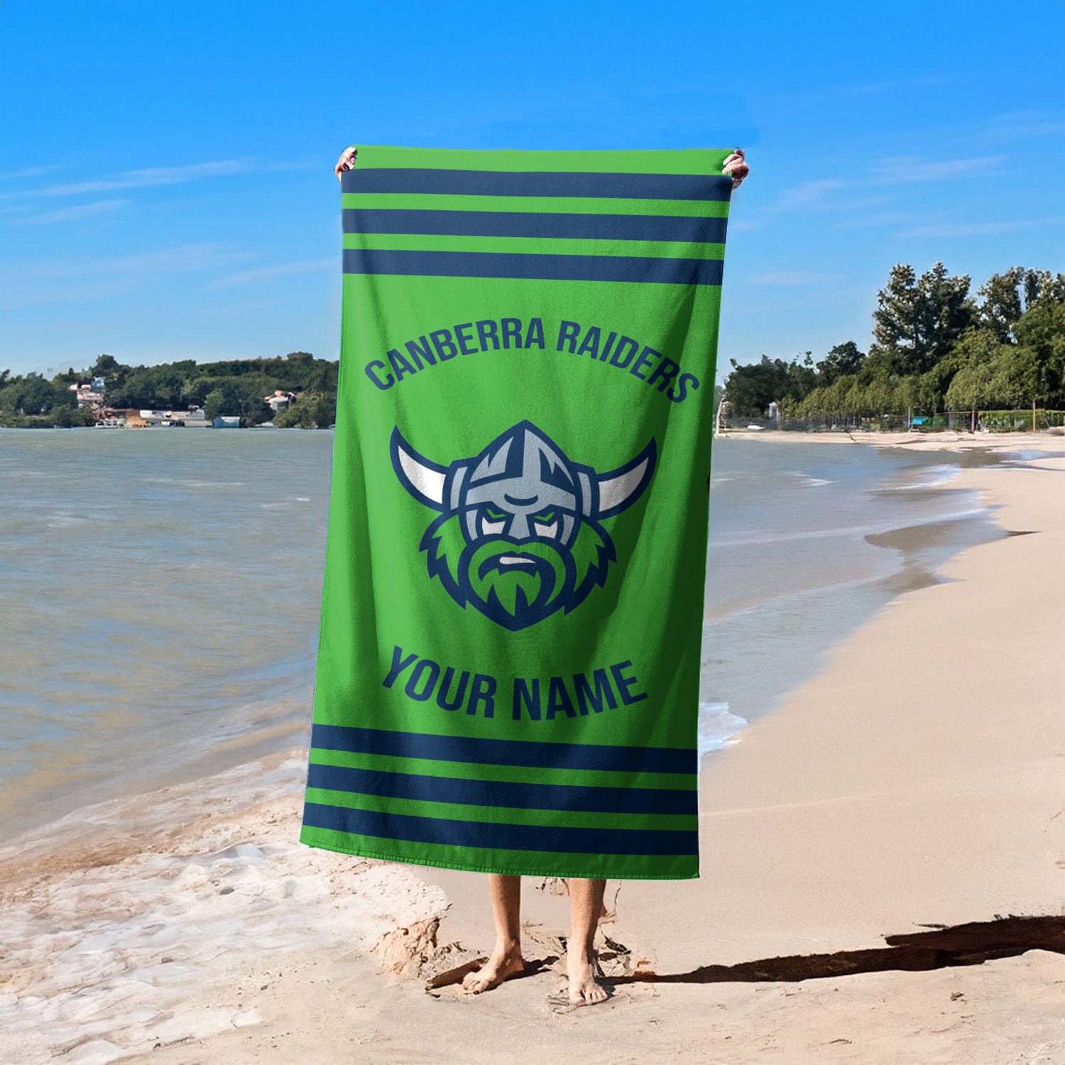 Canberra Raiders Personalized Pool Travel Beach  Towels Canberra Raiders Personalized Pool Travel Beach  Towels