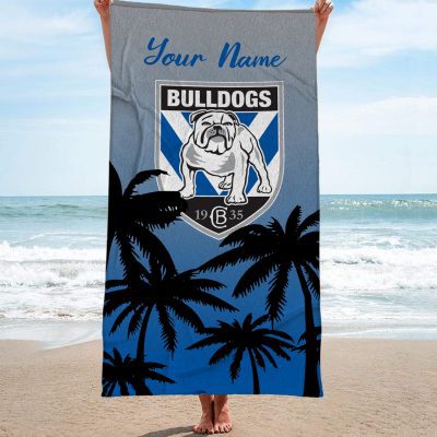 Canterbury-Bankstown Bulldogs Personalized Pool Travel Beach  Towels Canterbury-Bankstown Bulldogs Personalized Pool Travel Beach  Towels