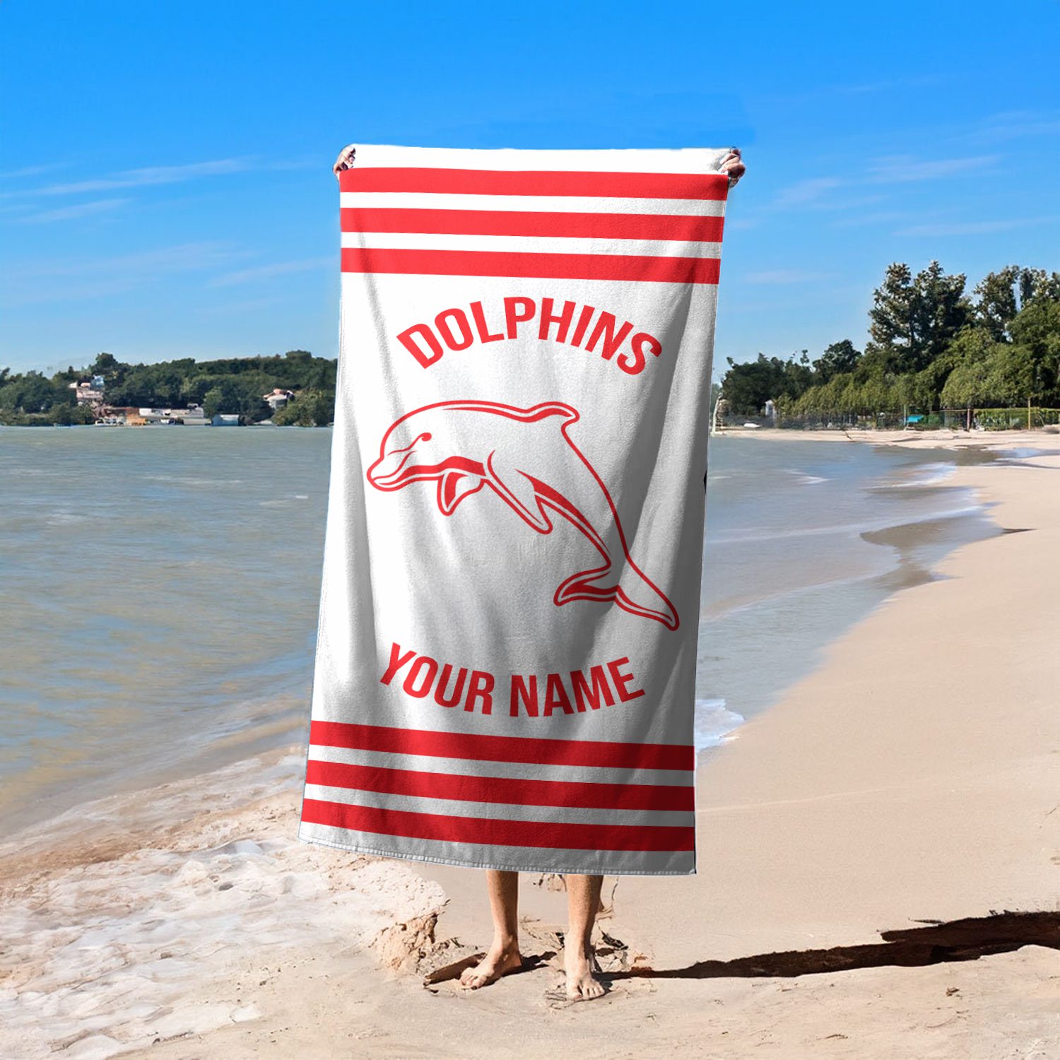 Dolphins Personalized Pool Travel Beach  Towels Dolphins Personalized Pool Travel Beach  Towels