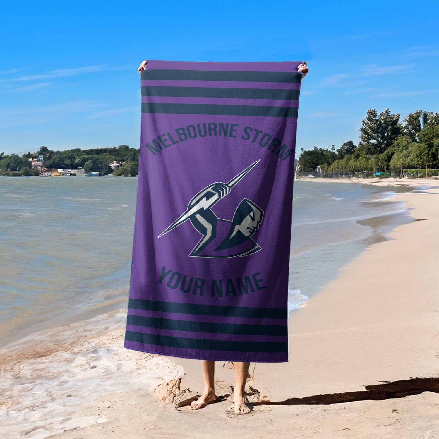 Melbourne Storm Personalized Pool Travel Beach  Towels Melbourne Storm Personalized Pool Travel Beach  Towels