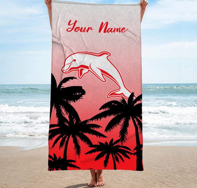 Dolphins Personalized Pool Travel Beach  Towels