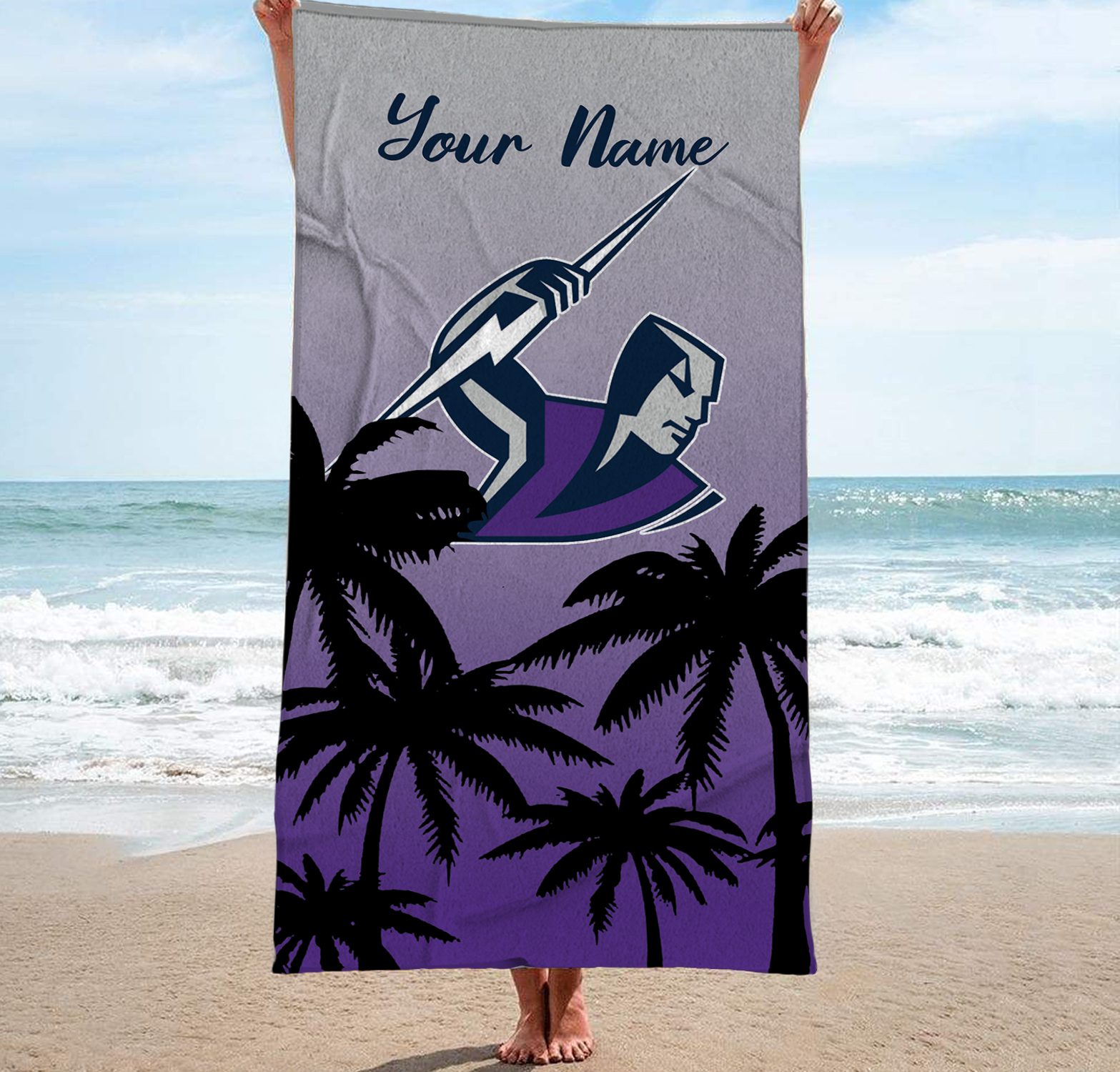 Melbourne Storm Personalized Pool Travel Beach  Towels Melbourne Storm Personalized Pool Travel Beach  Towels
