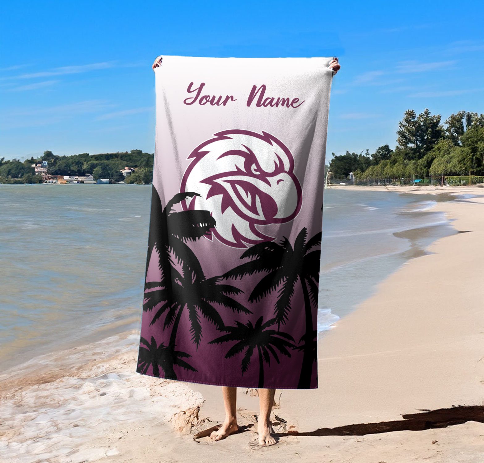 Manly Warringah Sea Eagles Personalized Pool Travel Beach  Towels Manly Warringah Sea Eagles Personalized Pool Travel Beach  Towels