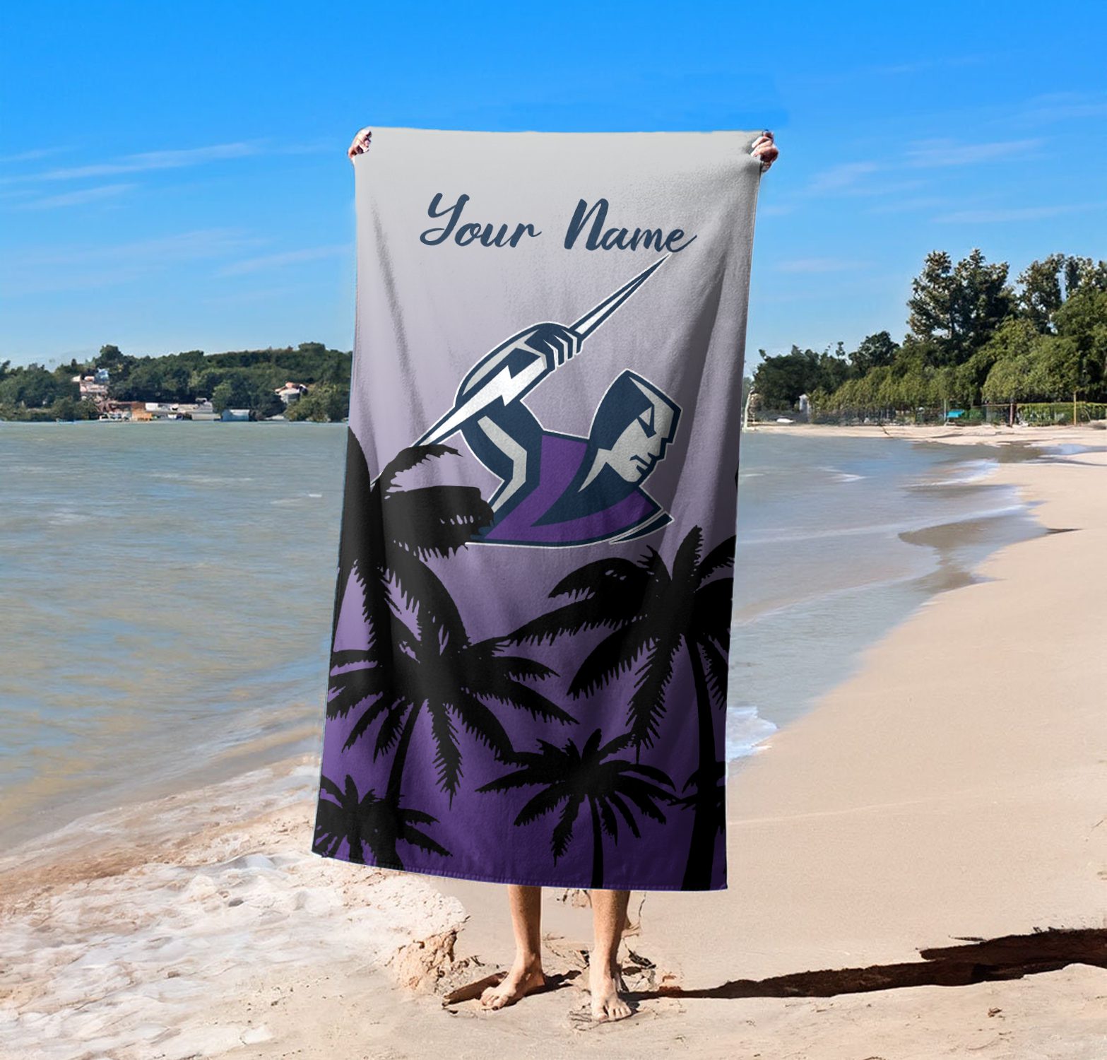 Melbourne Storm Personalized Pool Travel Beach  Towels Melbourne Storm Personalized Pool Travel Beach  Towels
