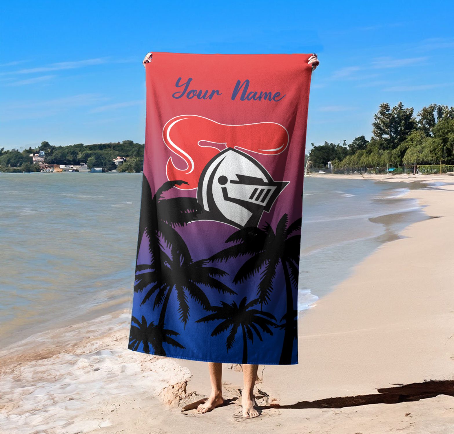 Newcastle Knights Personalized Pool Travel Beach  Towels Newcastle Knights Personalized Pool Travel Beach  Towels