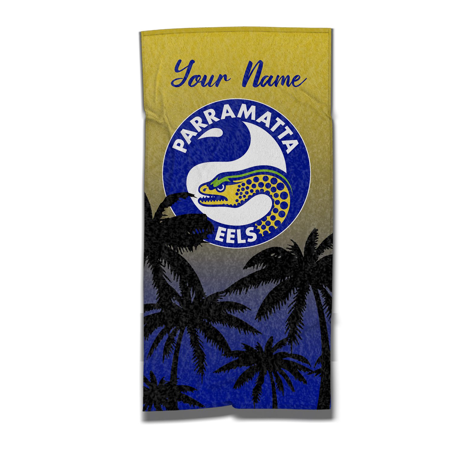 Parramatta Eels Personalized Pool Travel Beach  Towels Parramatta Eels Personalized Pool Travel Beach  Towels