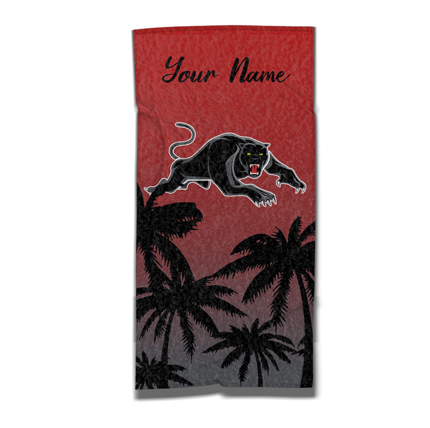 Penrith Panthers Personalized Pool Travel Beach  Towels Penrith Panthers Personalized Pool Travel Beach  Towels