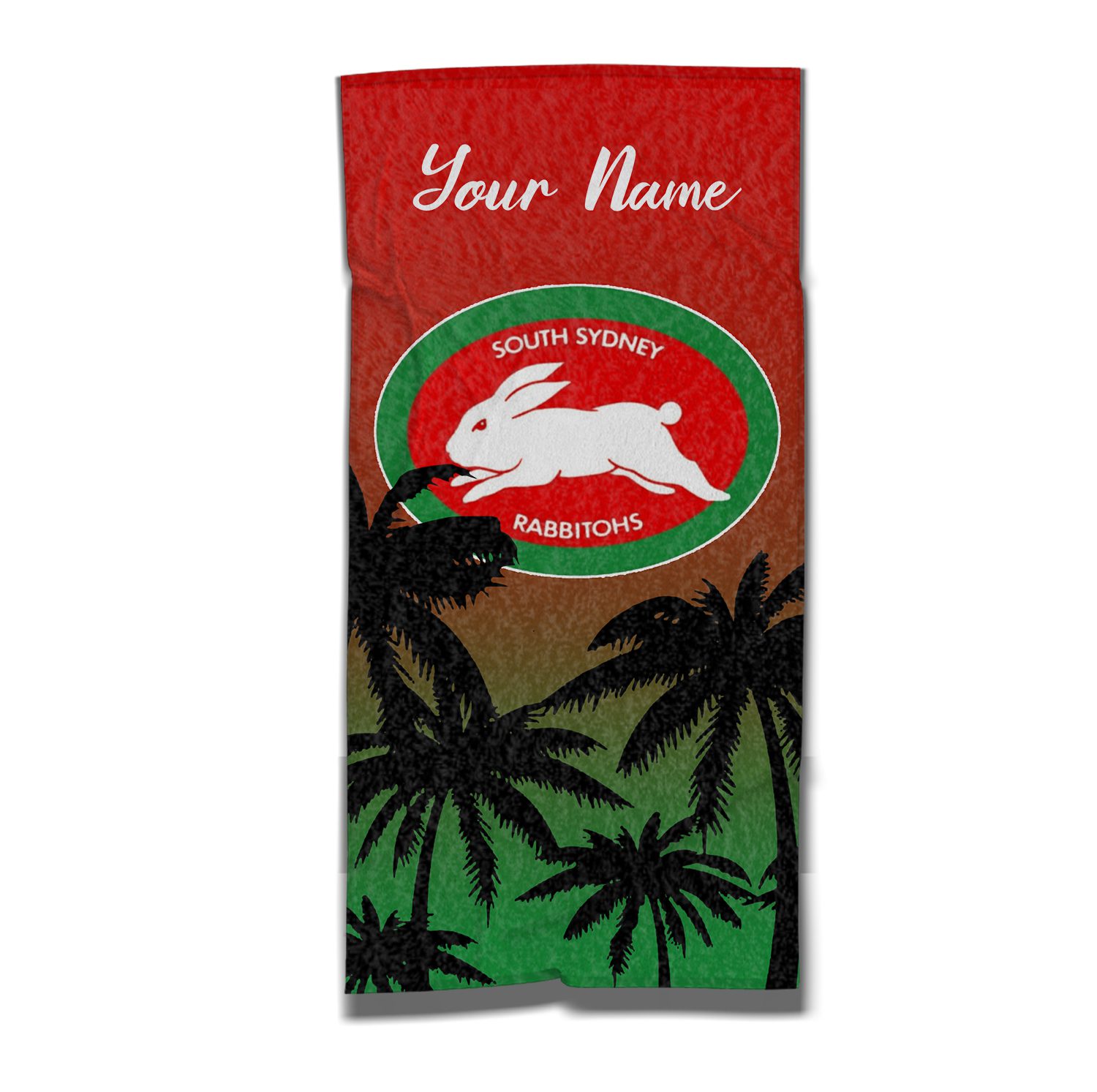 South Sydney Rabbitohs Personalized Pool Travel Beach  Towels South Sydney Rabbitohs Personalized Pool Travel Beach  Towels