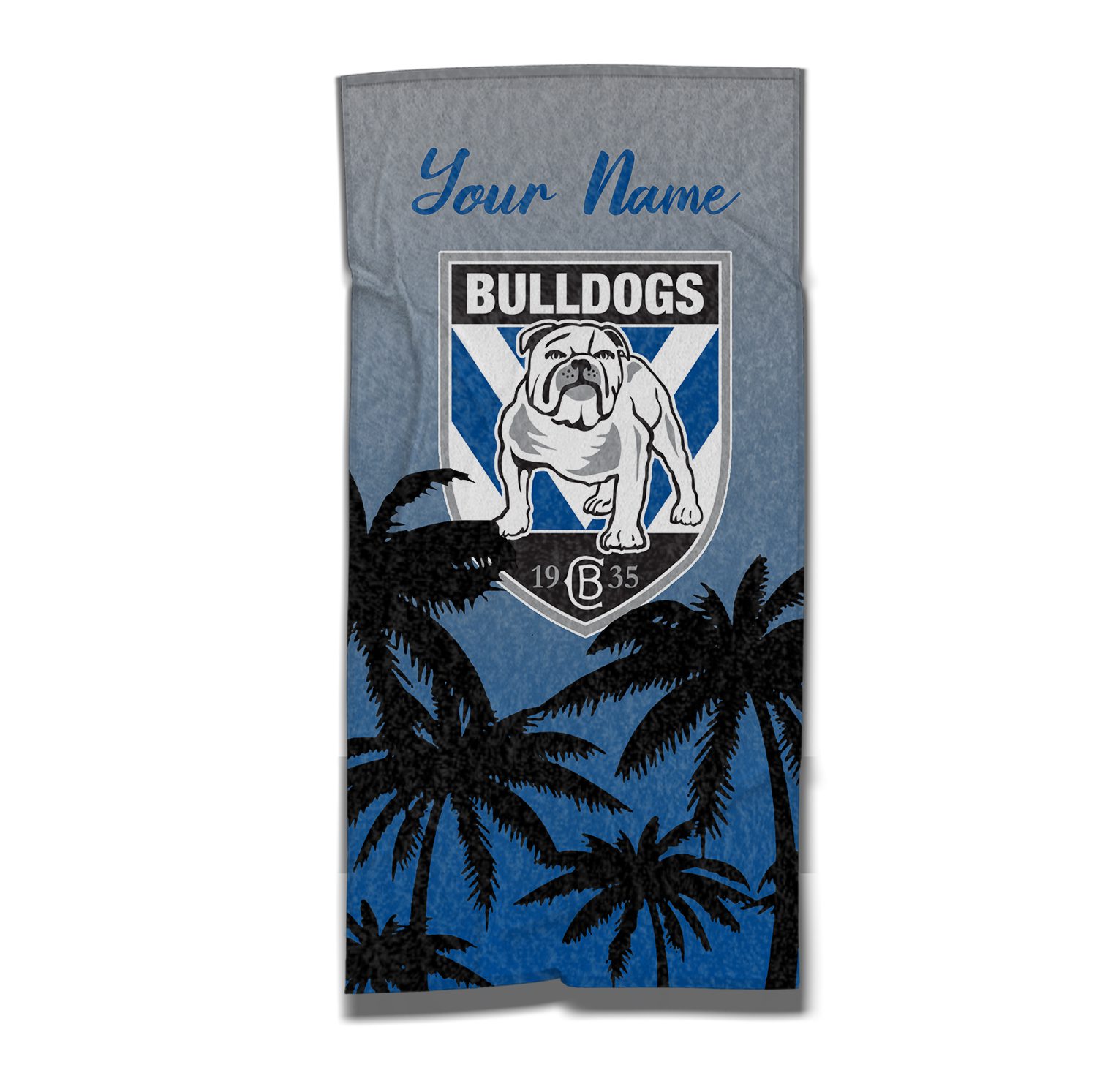Canterbury-Bankstown Bulldogs Personalized Pool Travel Beach  Towels Canterbury-Bankstown Bulldogs Personalized Pool Travel Beach  Towels