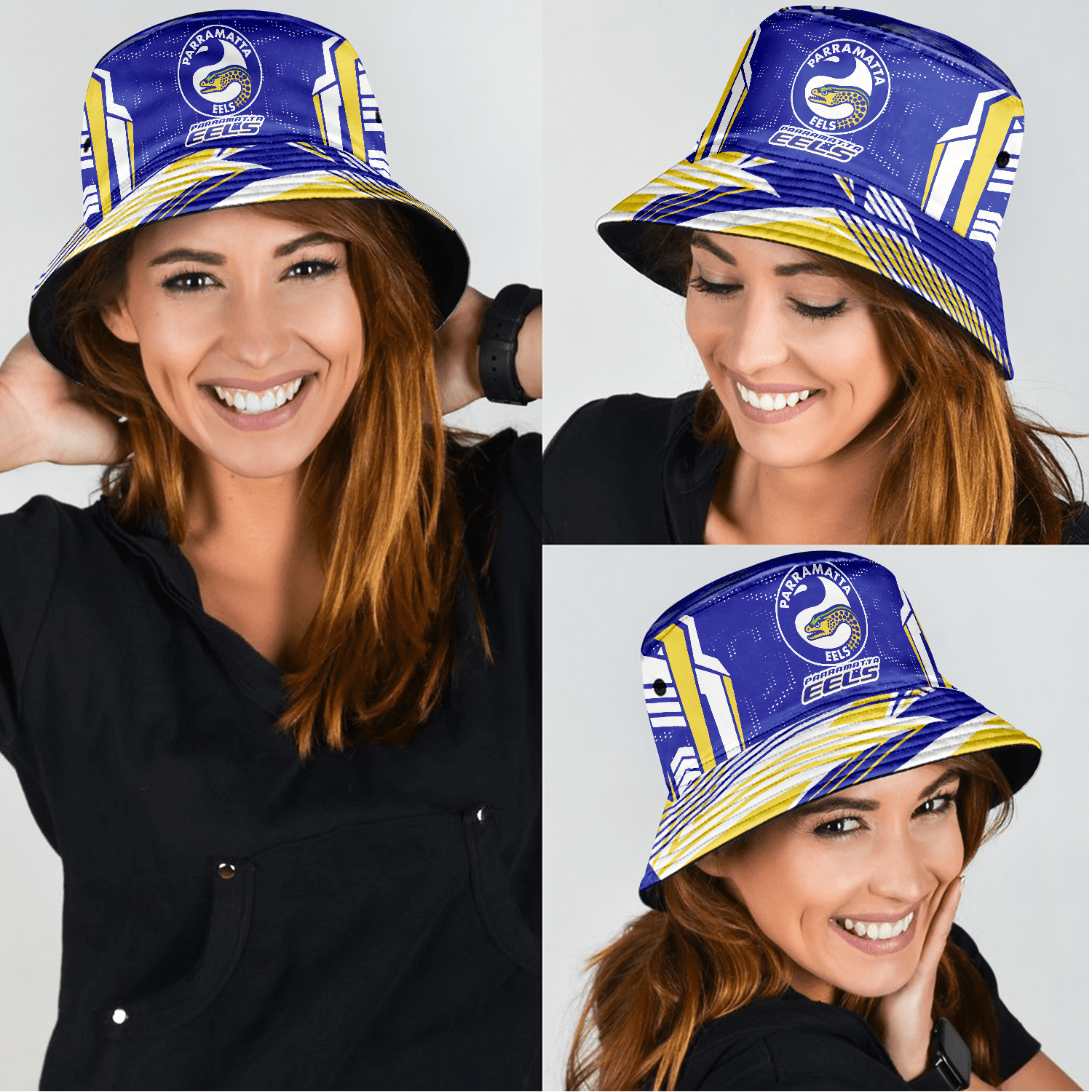 Parramatta Eels Sports Personalized Bucket Hat Gift For Fans Parramatta Eels Sports Personalized Bucket Hat Gift For Fans