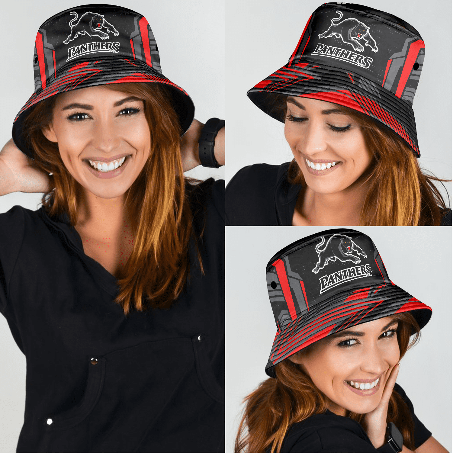 Penrith Panthers Sports Personalized Bucket Hat Gift For Fans Penrith Panthers Sports Personalized Bucket Hat Gift For Fans