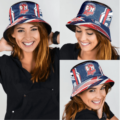 Sydney Roosters Sports Personalized Bucket Hat Gift For Fans