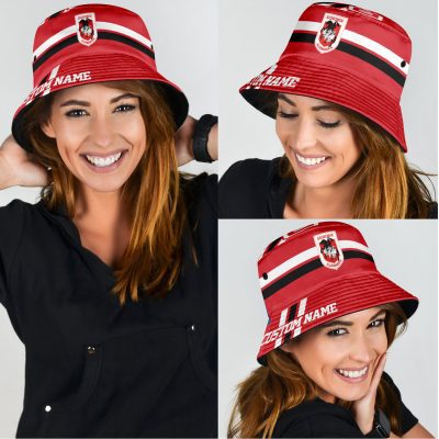 St. George Illawarra Dragons Sports Personalized Bucket Hat Gift For Fans