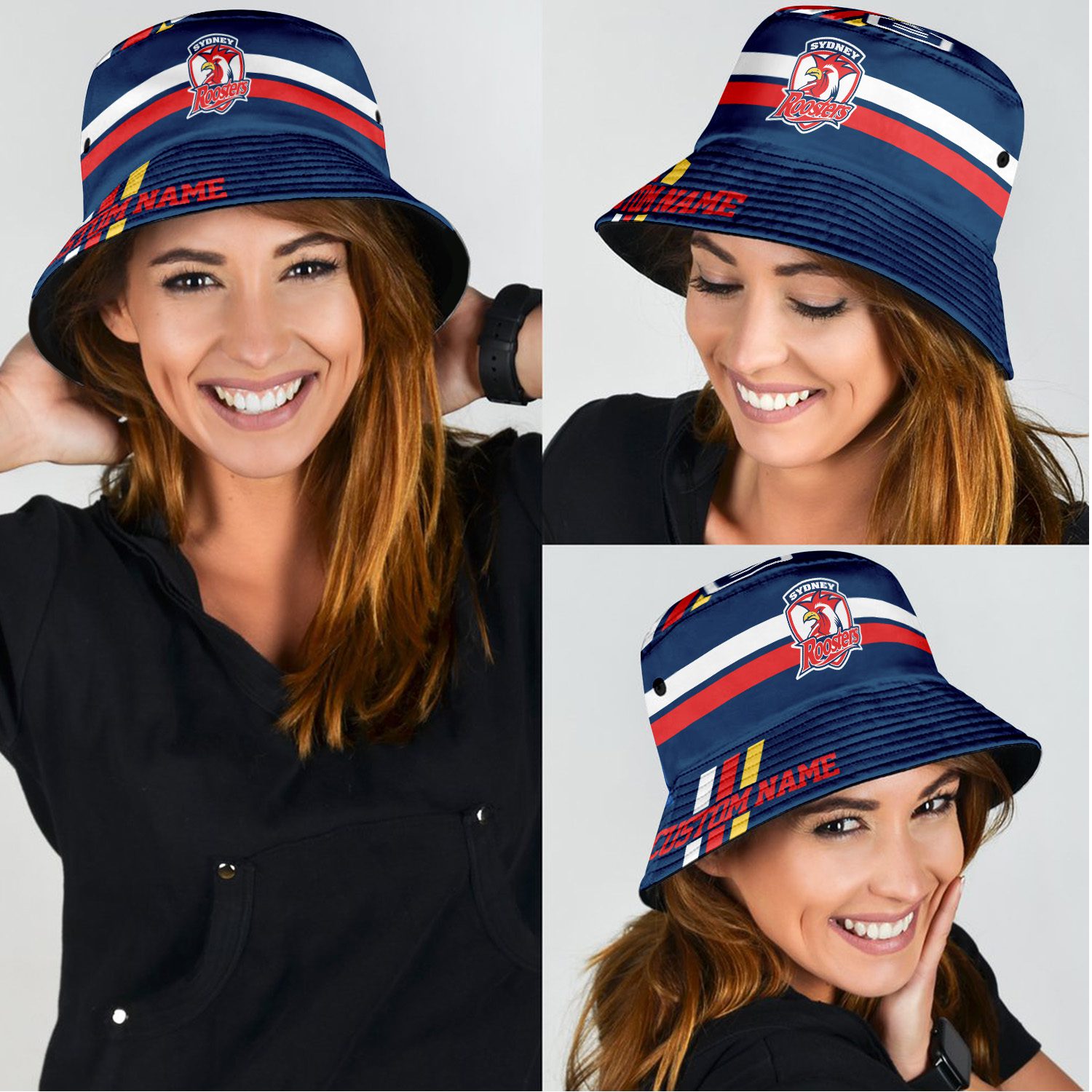 Sydney Roosters Sports Personalized Bucket Hat Gift For Fans Sydney Roosters Sports Personalized Bucket Hat Gift For Fans
