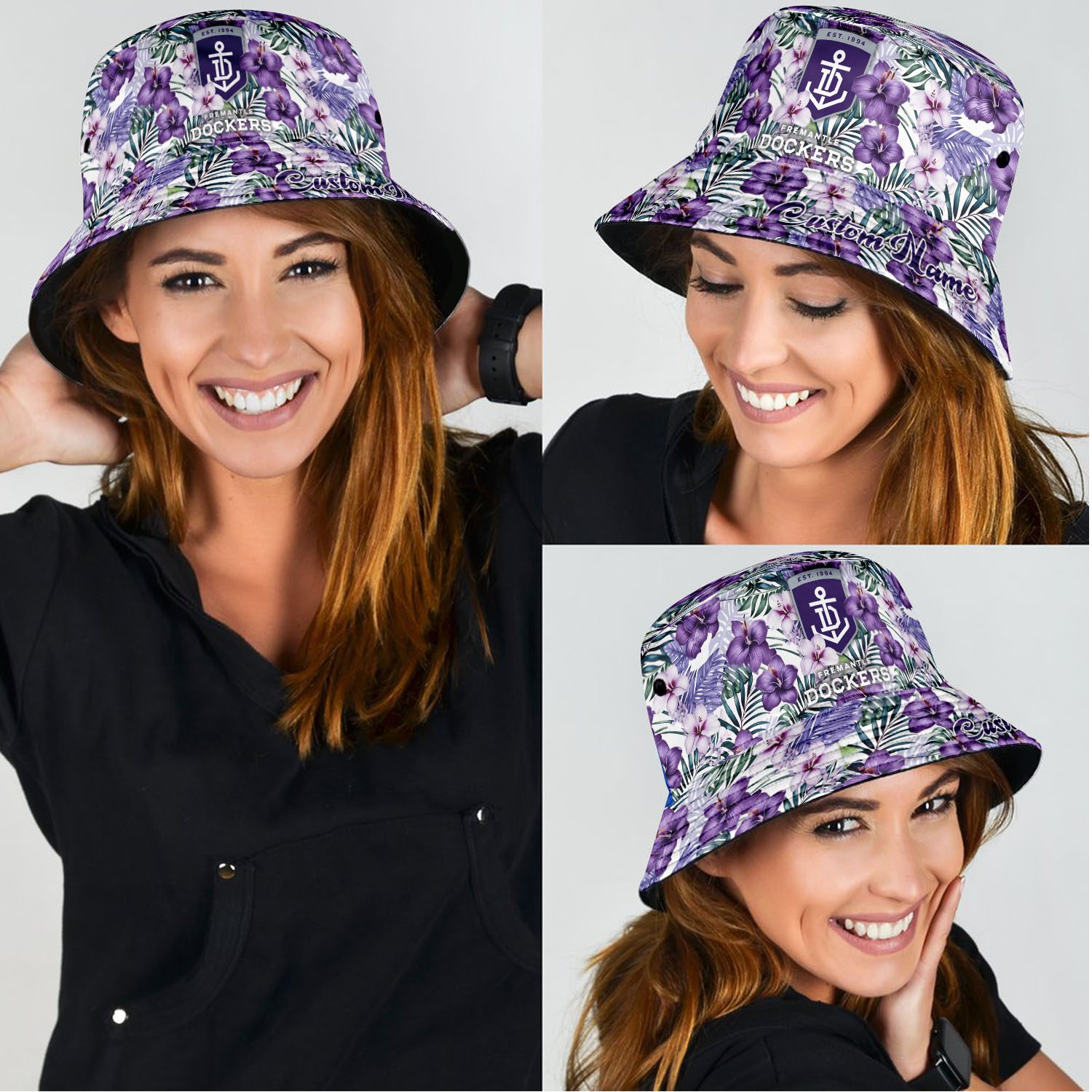 Fremantle Dockers Sports Personalized Bucket Hat Gift For Fans Fremantle Dockers Sports Personalized Bucket Hat Gift For Fans