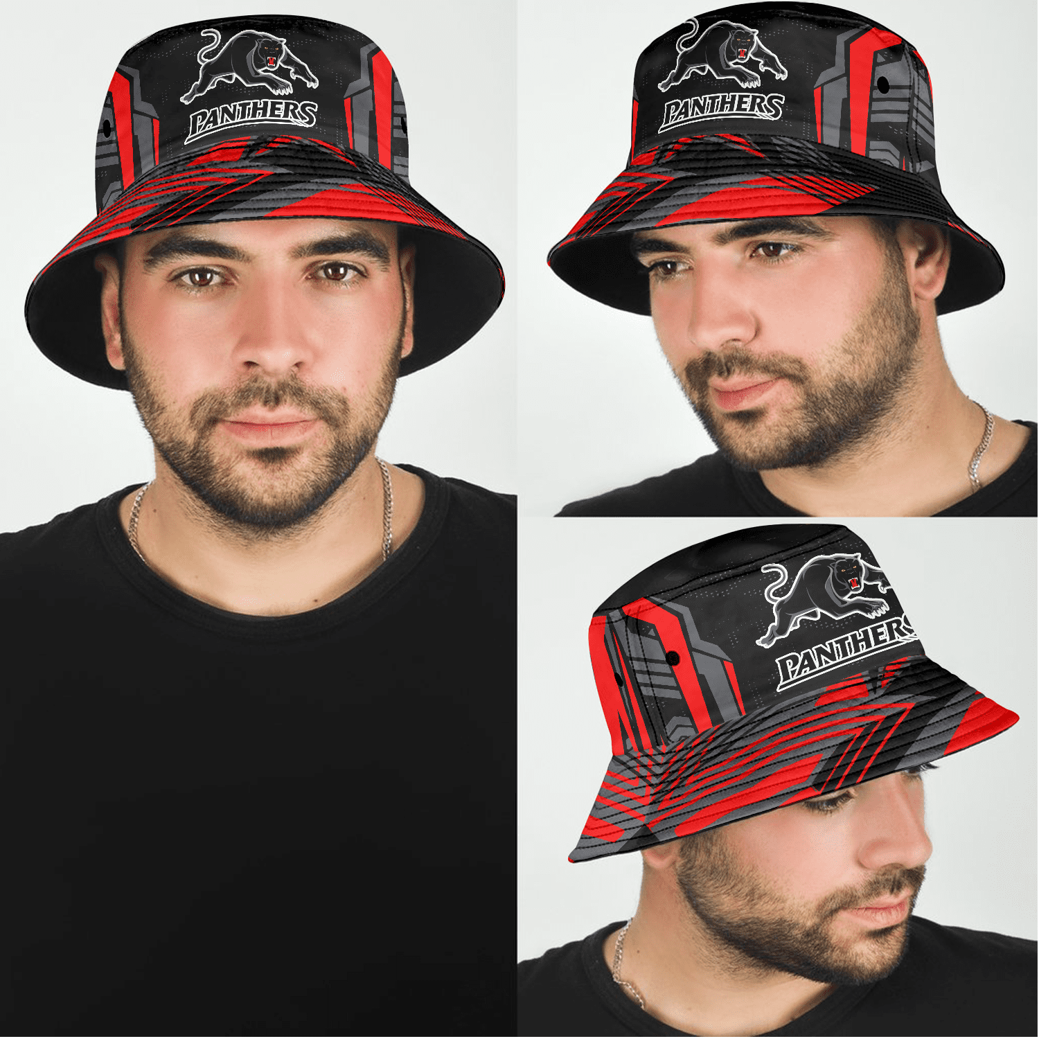 Penrith Panthers Sports Personalized Bucket Hat Gift For Fans Penrith Panthers Sports Personalized Bucket Hat Gift For Fans