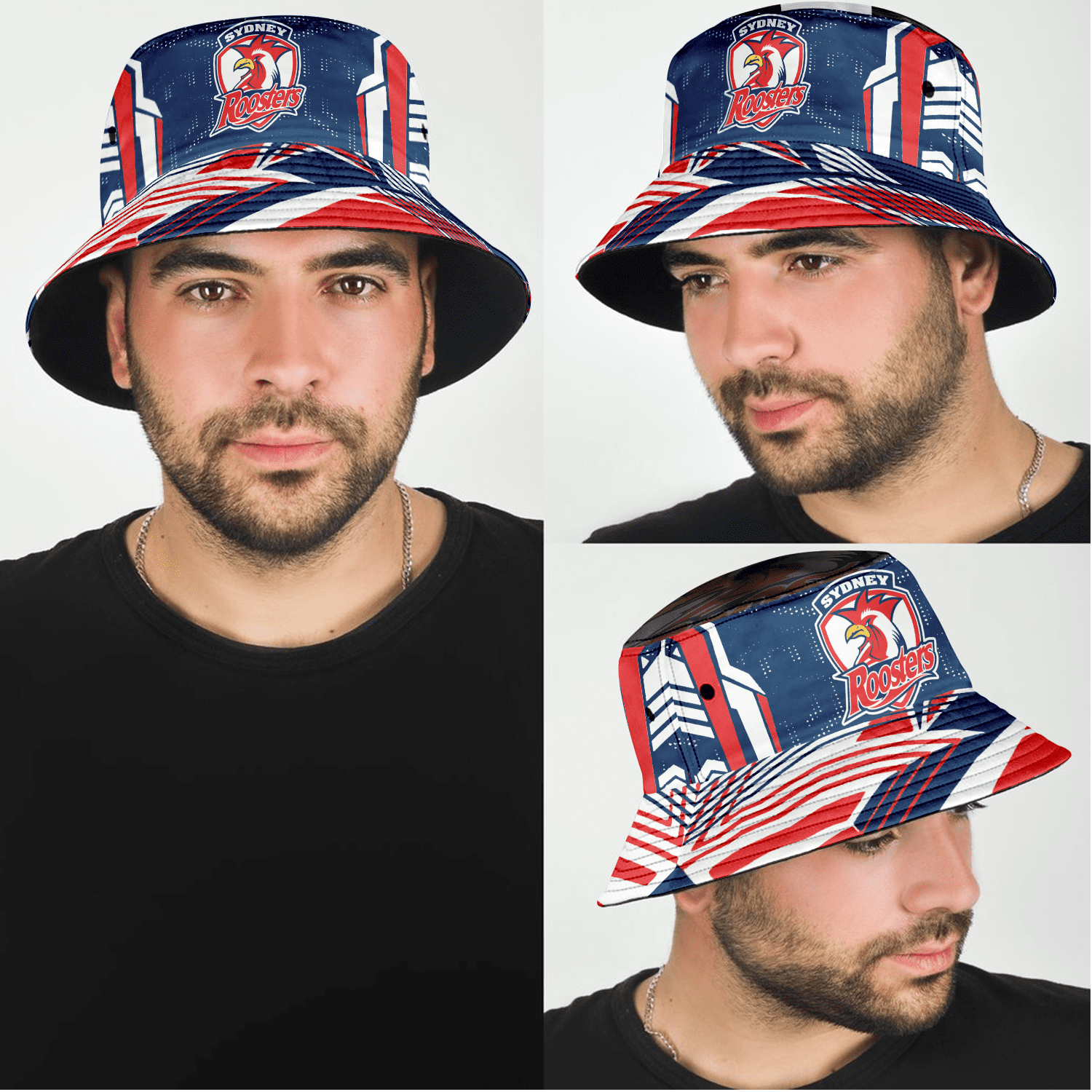 Sydney Roosters Sports Personalized Bucket Hat Gift For Fans Sydney Roosters Sports Personalized Bucket Hat Gift For Fans