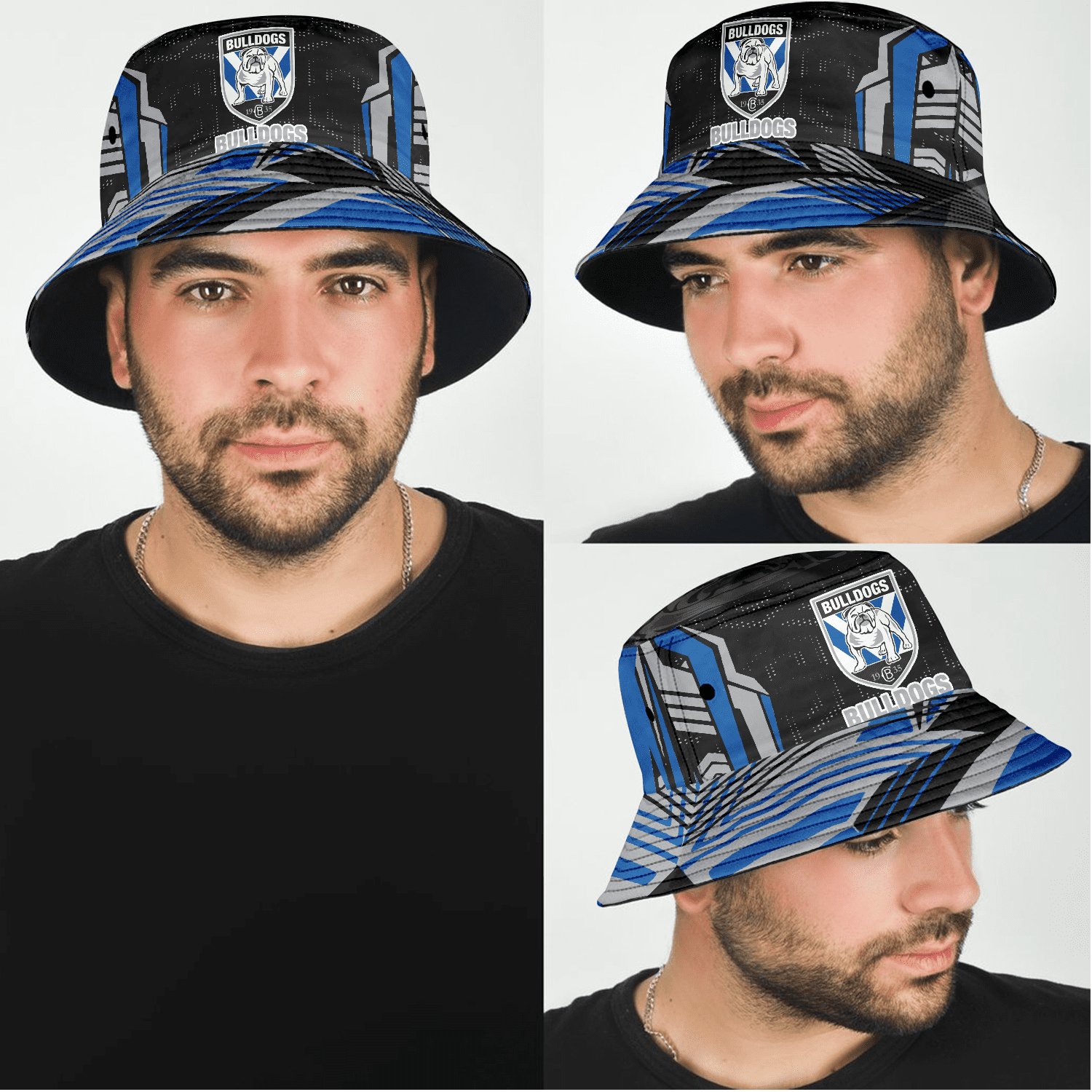 Canterbury-Bankstown Bulldogs Sports Personalized Bucket Hat Gift For Fans Canterbury-Bankstown Bulldogs Sports Personalized Bucket Hat Gift For Fans