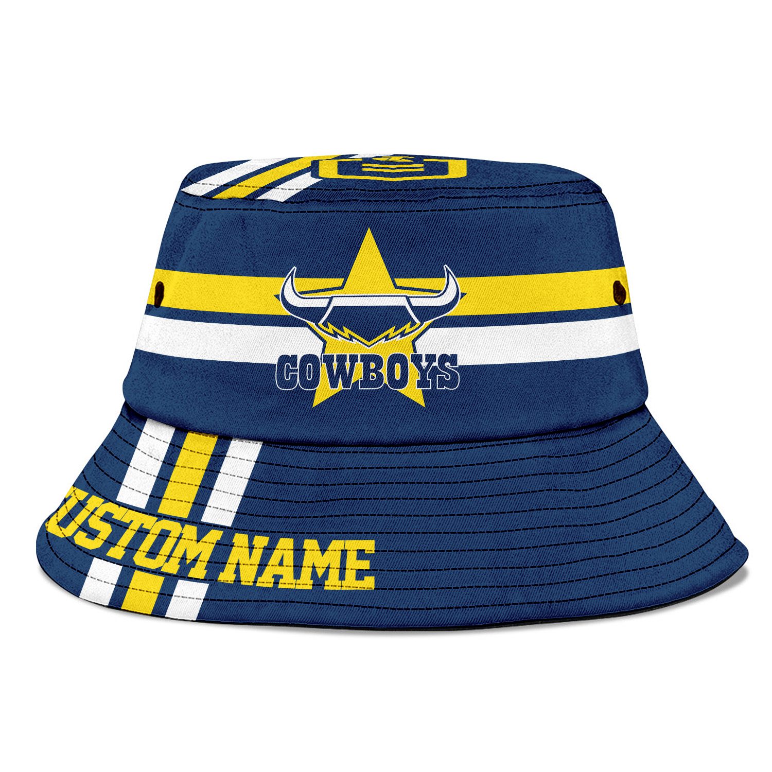 North Queensland Cowboys Sports Personalized Bucket Hat Gift For Fans North Queensland Cowboys Sports Personalized Bucket Hat Gift For Fans