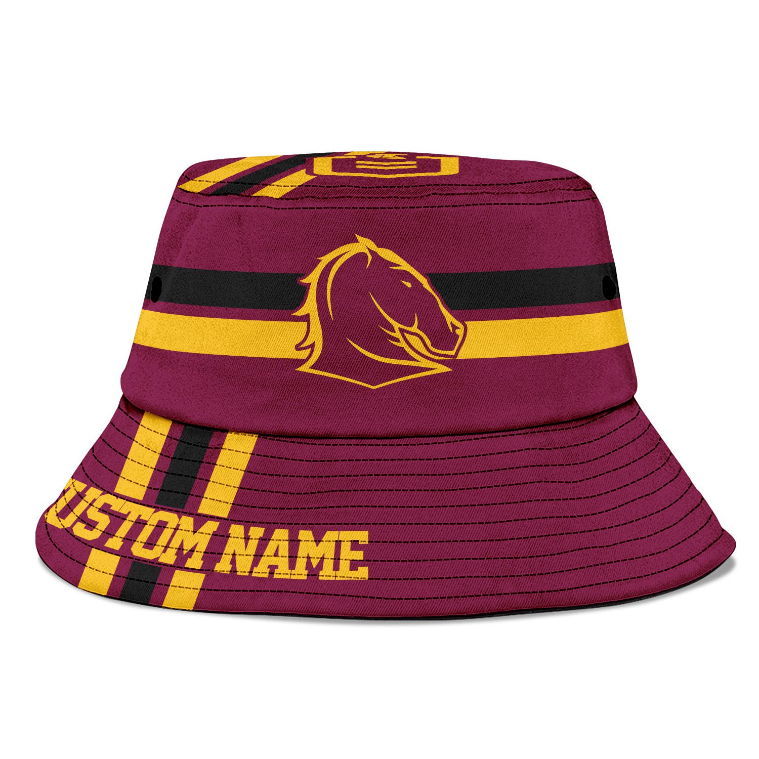 Brisbane Broncos Sports Personalized Bucket Hat Gift For Fans Brisbane Broncos Sports Personalized Bucket Hat Gift For Fans