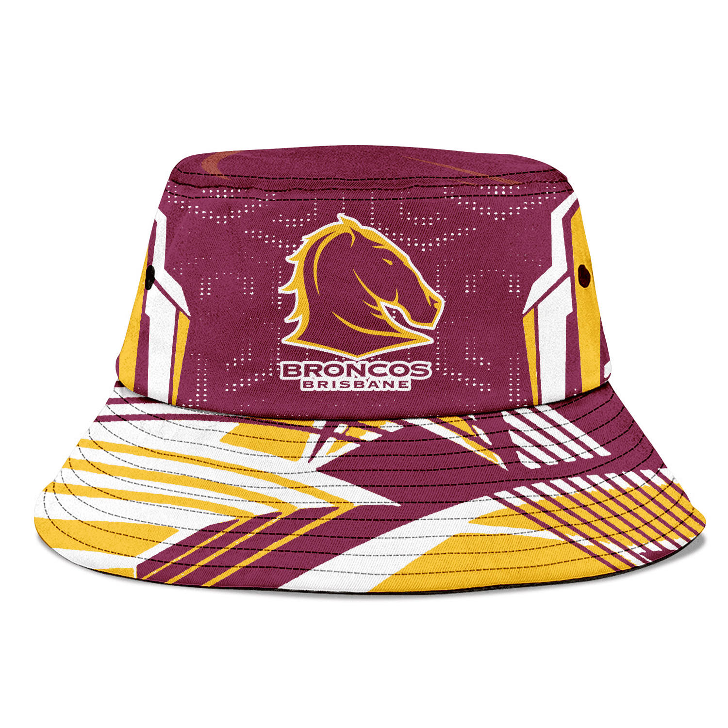 Brisbane Broncos Sports Personalized Bucket Hat Gift For Fans Brisbane Broncos Sports Personalized Bucket Hat Gift For Fans