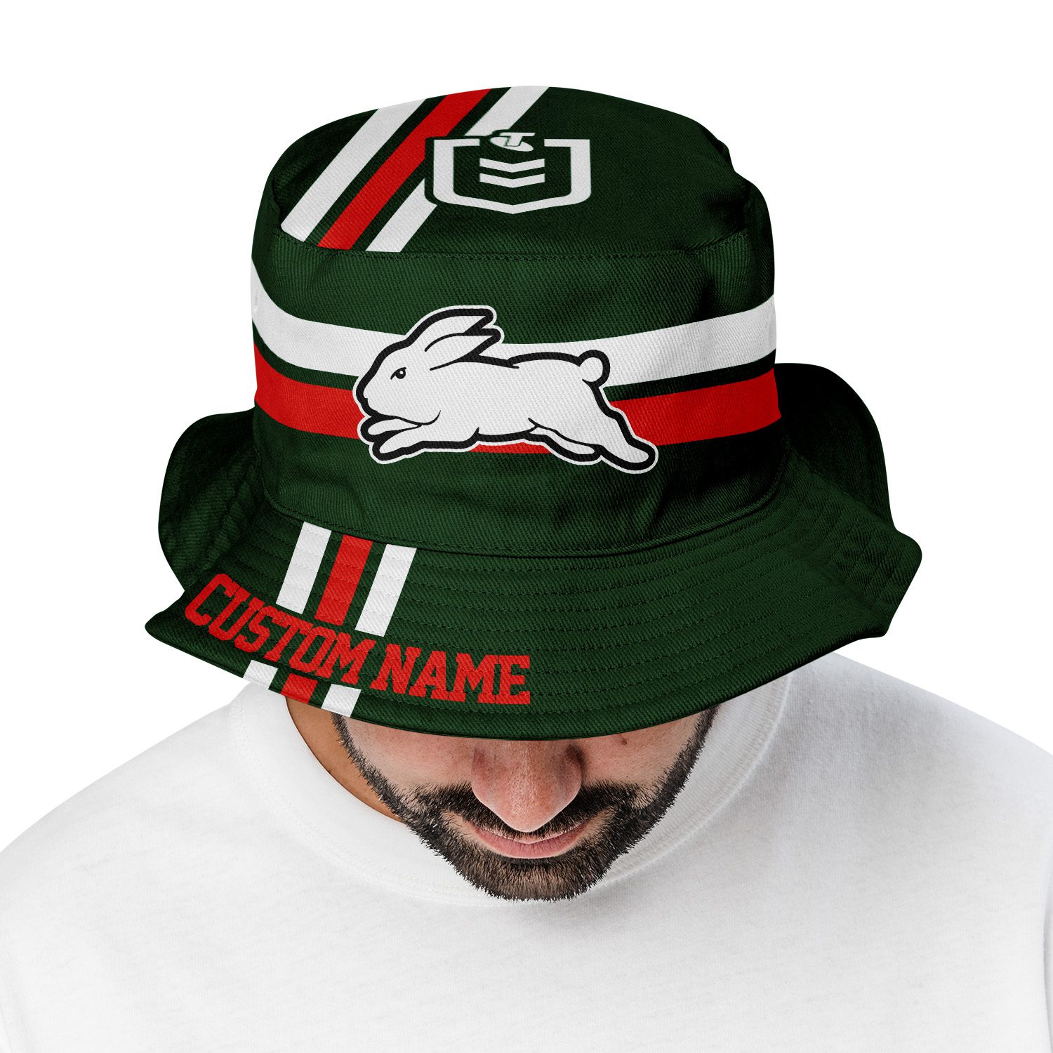 South Sydney Rabbitohs Sports Personalized Bucket Hat Gift For Fans South Sydney Rabbitohs Sports Personalized Bucket Hat Gift For Fans