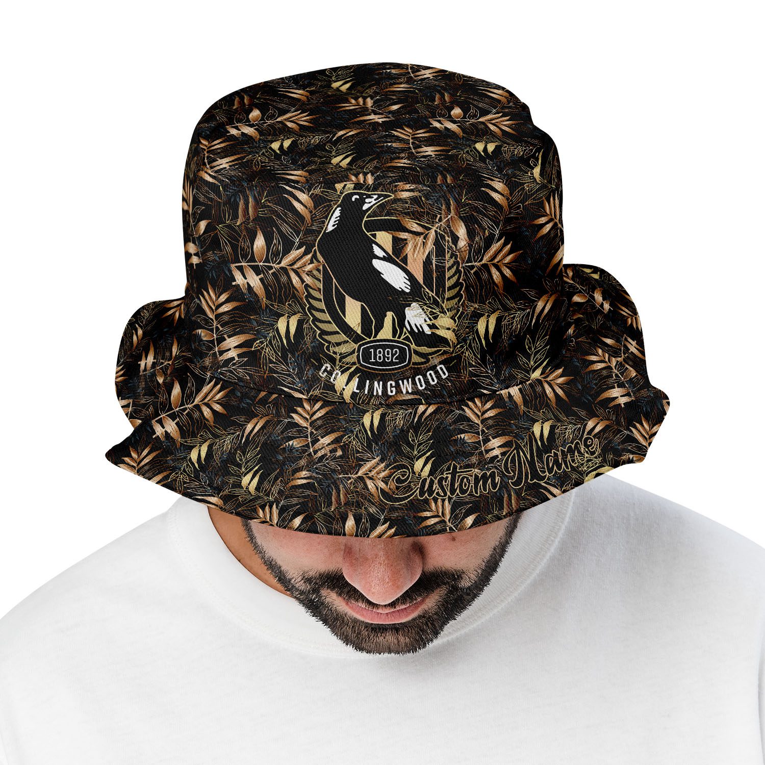 Collingwood Magpies Sports Personalized Bucket Hat Gift For Fans Collingwood Magpies Sports Personalized Bucket Hat Gift For Fans