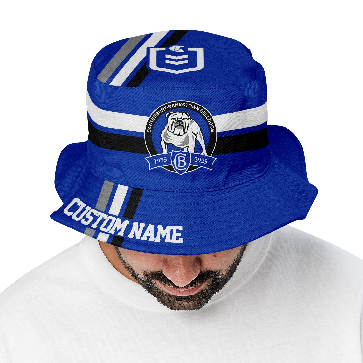Canterbury-Bankstown Bulldogs Sports Personalized Bucket Hat Gift For Fans Canterbury-Bankstown Bulldogs Sports Personalized Bucket Hat Gift For Fans