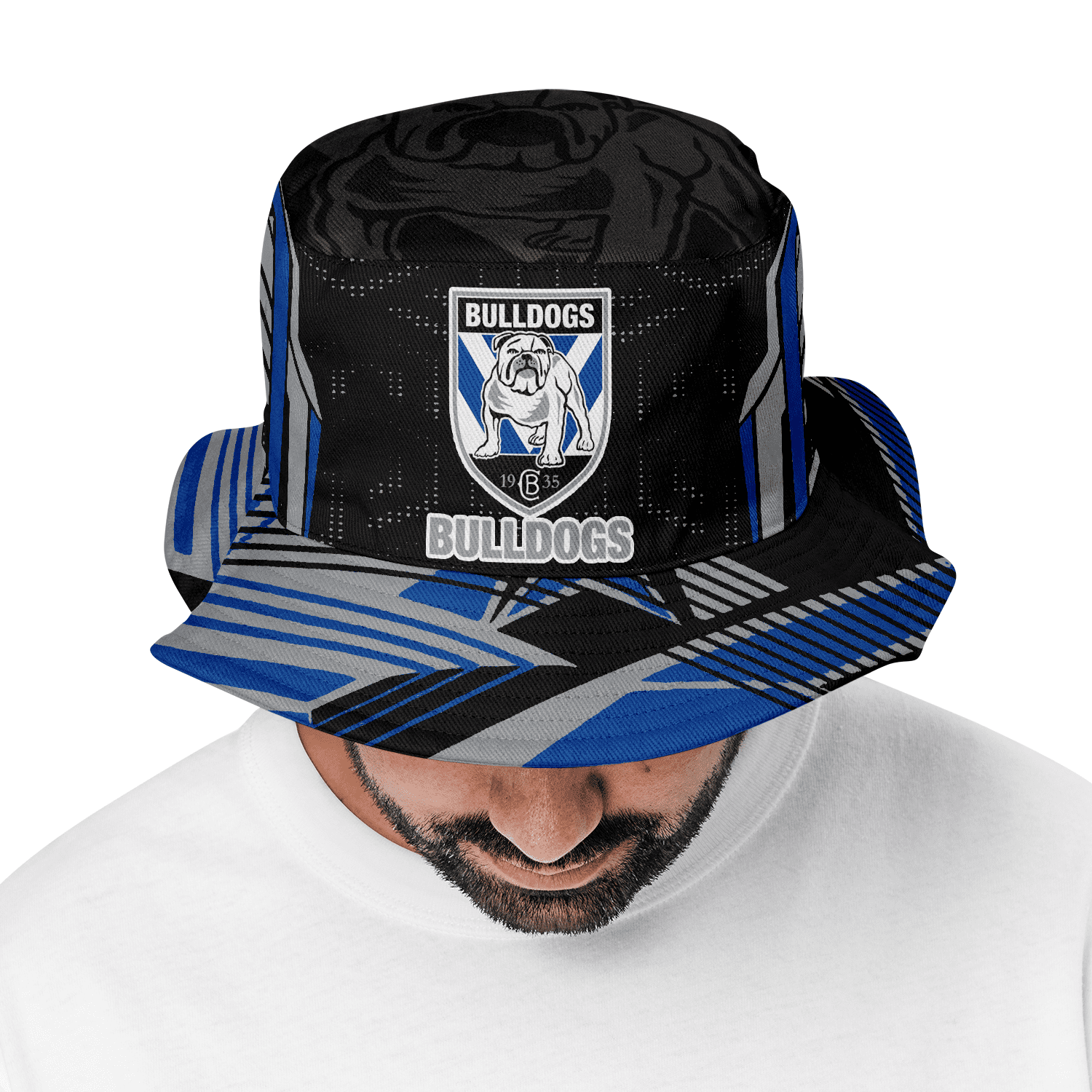 Canterbury-Bankstown Bulldogs Sports Personalized Bucket Hat Gift For Fans Canterbury-Bankstown Bulldogs Sports Personalized Bucket Hat Gift For Fans