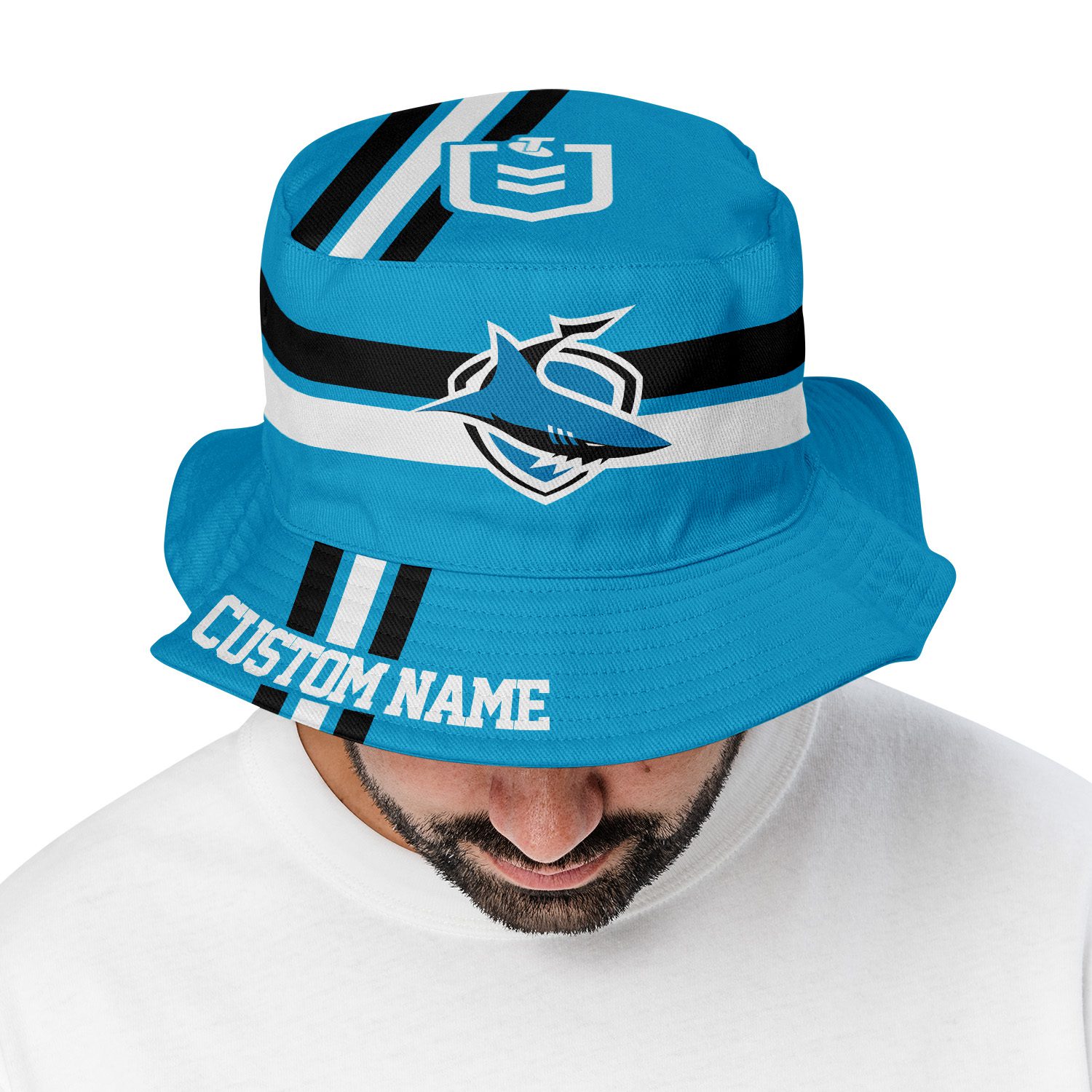 Cronulla-Sutherland Sharks Sports Personalized Bucket Hat Gift For Fans Cronulla-Sutherland Sharks Sports Personalized Bucket Hat Gift For Fans
