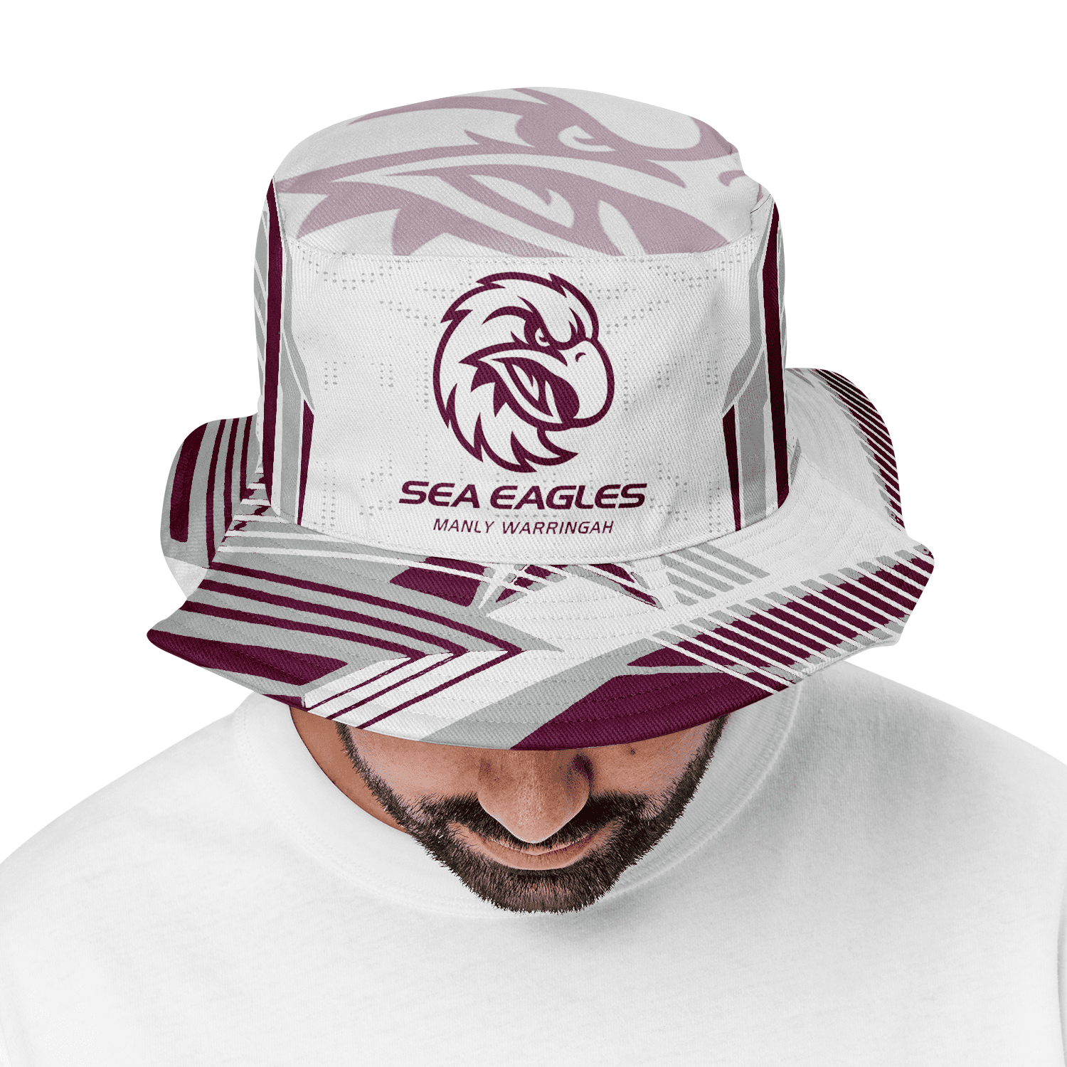 Manly Warringah Sea Eagles Sports Personalized Bucket Hat Gift For Fans Manly Warringah Sea Eagles Sports Personalized Bucket Hat Gift For Fans