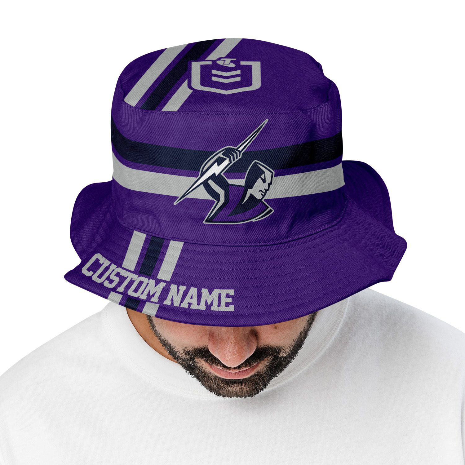 Melbourne Storm Sports Personalized Bucket Hat Gift For Fans Melbourne Storm Sports Personalized Bucket Hat Gift For Fans