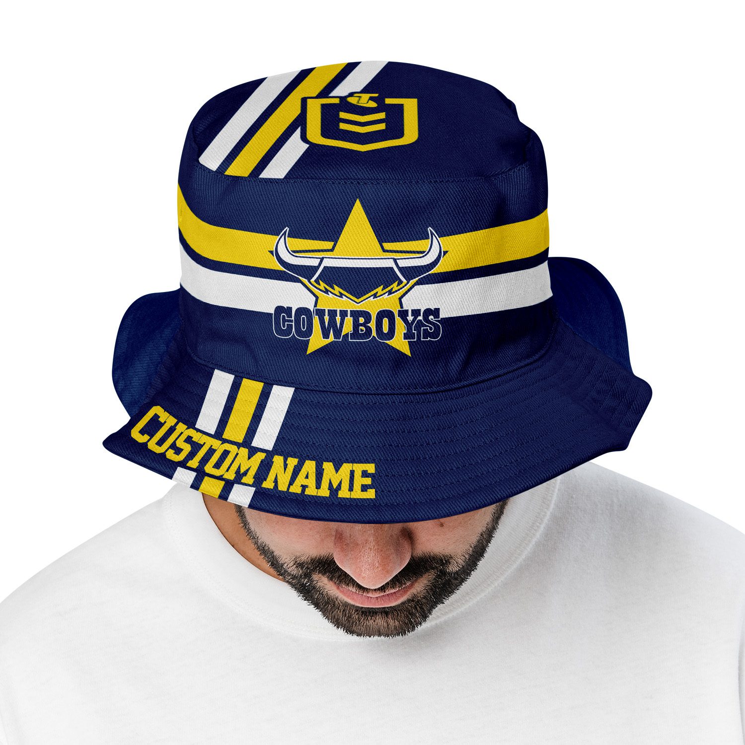 North Queensland Cowboys Sports Personalized Bucket Hat Gift For Fans North Queensland Cowboys Sports Personalized Bucket Hat Gift For Fans