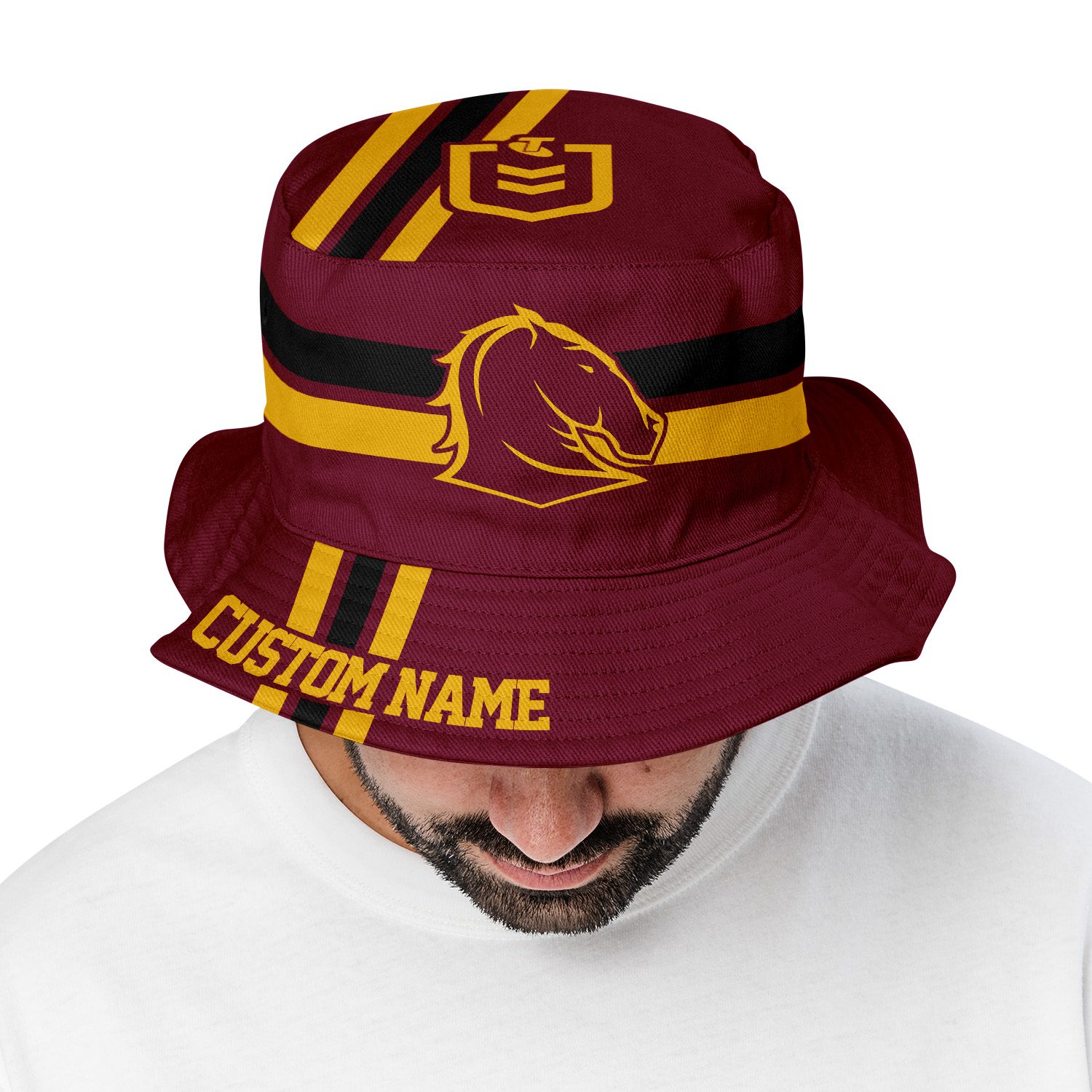 Brisbane Broncos Sports Personalized Bucket Hat Gift For Fans Brisbane Broncos Sports Personalized Bucket Hat Gift For Fans