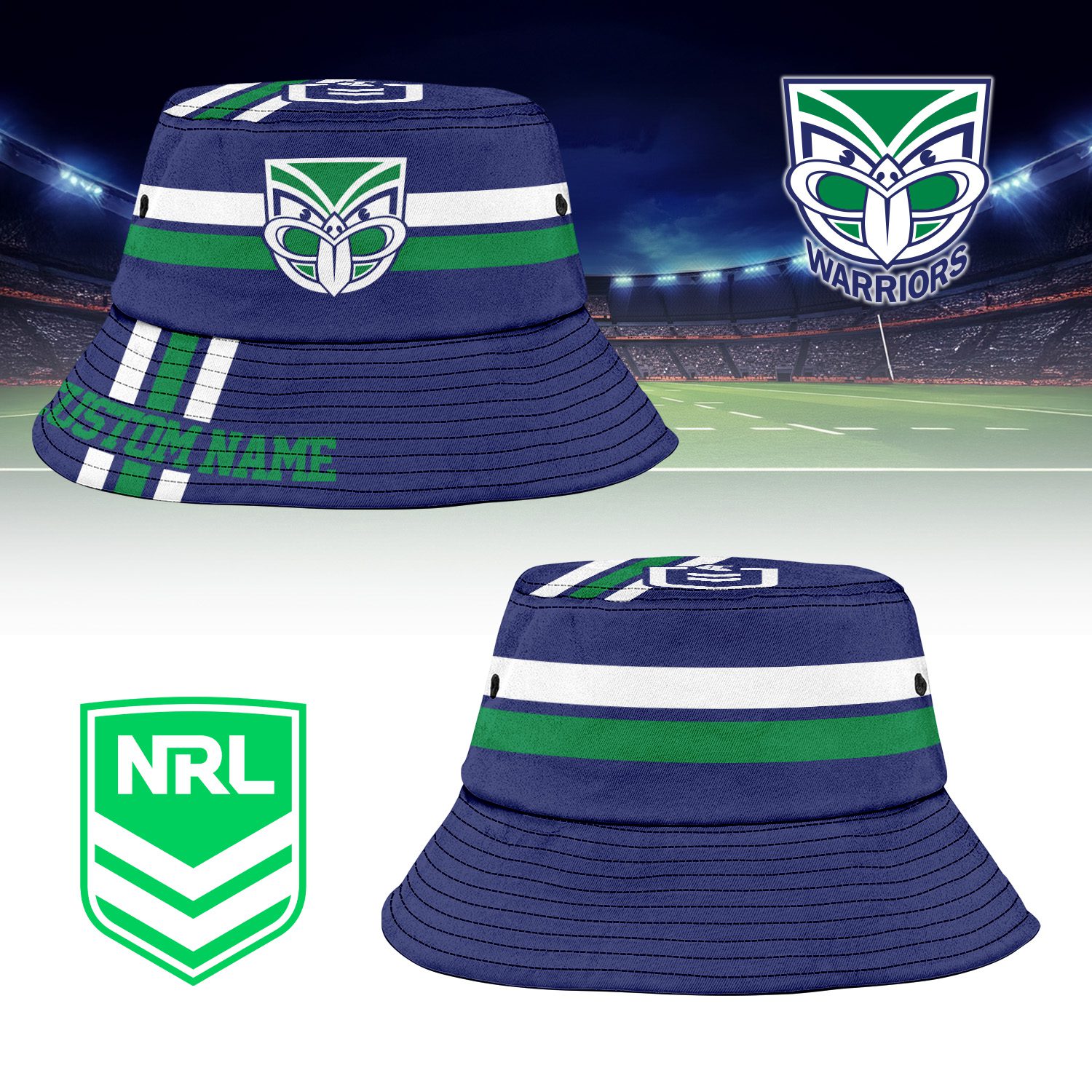 New Zealand Warriors Sports Personalized Bucket Hat Gift For Fans New Zealand Warriors Sports Personalized Bucket Hat Gift For Fans