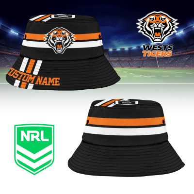 Wests Tigers Sports Personalized Bucket Hat Gift For Fans Wests Tigers Sports Personalized Bucket Hat Gift For Fans