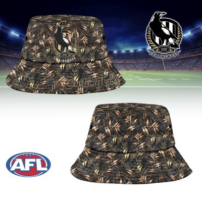 Collingwood Magpies Sports Personalized Bucket Hat Gift For Fans Collingwood Magpies Sports Personalized Bucket Hat Gift For Fans