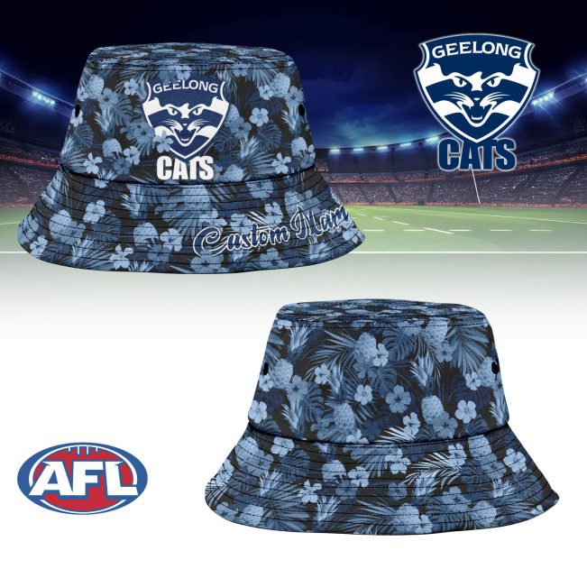 Geelong Cats Sports Personalized Bucket Hat Gift For Fans