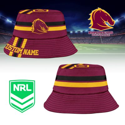 Brisbane Broncos Sports Personalized Bucket Hat Gift For Fans Brisbane Broncos Sports Personalized Bucket Hat Gift For Fans
