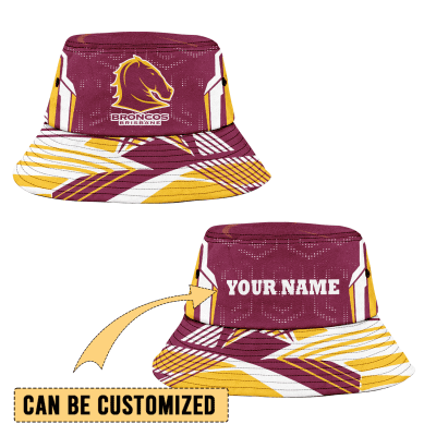 Brisbane Broncos Sports Personalized Bucket Hat Gift For Fans Brisbane Broncos Sports Personalized Bucket Hat Gift For Fans