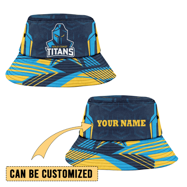 Gold Coast Titans Sports Personalized Bucket Hat Gift For Fans