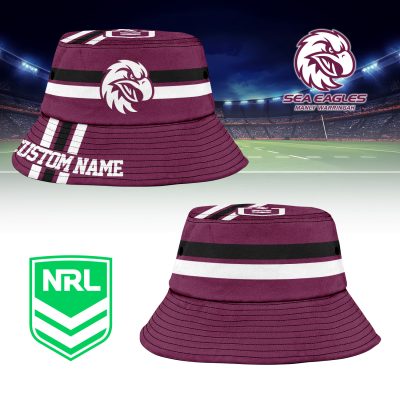 Manly Warringah Sea Eagles Sports Personalized Bucket Hat Gift For Fans Manly Warringah Sea Eagles Sports Personalized Bucket Hat Gift For Fans