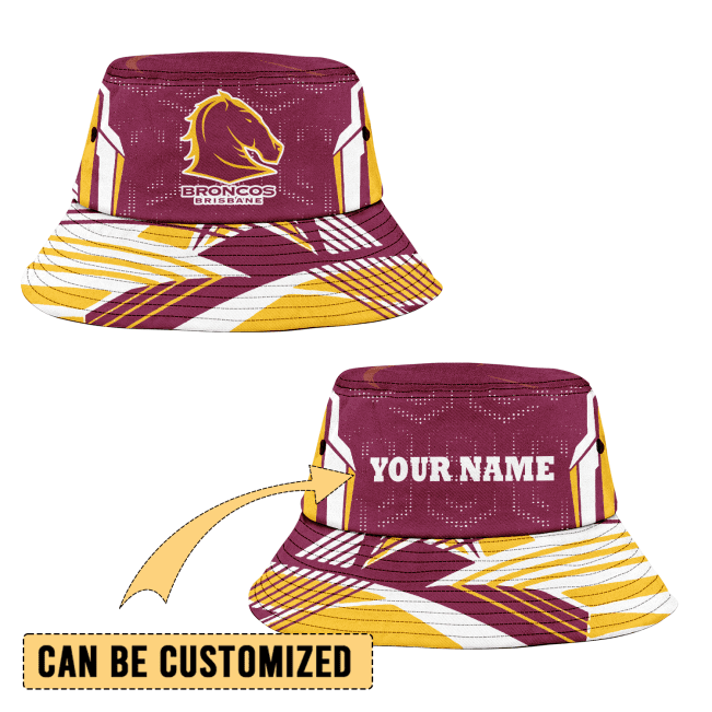 Brisbane Broncos Sports Personalized Bucket Hat Gift For Fans