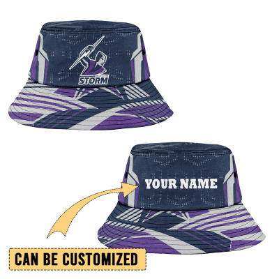 Melbourne Storm Sports Personalized Bucket Hat Gift For Fans Melbourne Storm Sports Personalized Bucket Hat Gift For Fans