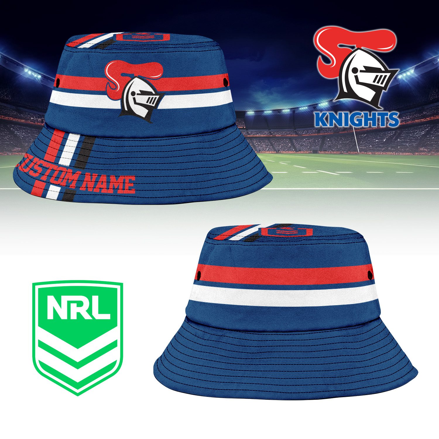 Newcastle Knights Sports Personalized Bucket Hat Gift For Fans Newcastle Knights Sports Personalized Bucket Hat Gift For Fans