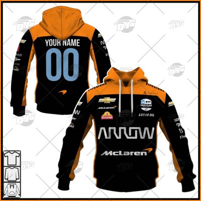 Personalize INDYCAR Series Arrow McLaren SP AMSP Pato O'ward Jersey Shirt Hoodie Best Sale