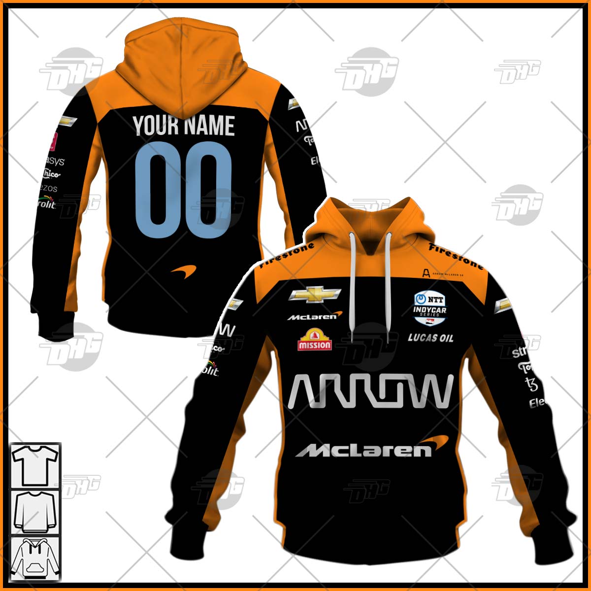 Personalize INDYCAR Series Arrow McLaren SP AMSP Pato O'ward Jersey Shirt Hoodie Best Sale Personalize INDYCAR Series Arrow McLaren SP AMSP Pato O'ward Jersey Shirt Hoodie Best Sale